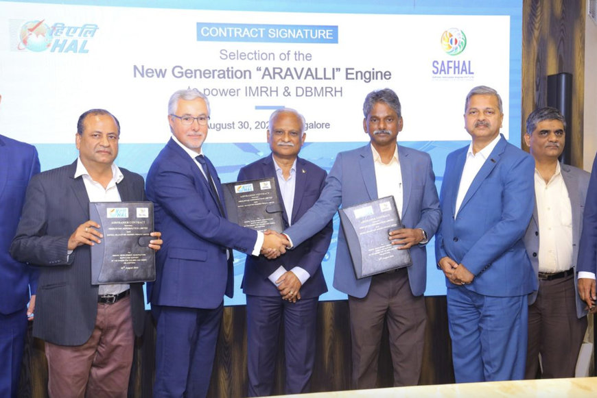 HAL Partners with SAFHAL to Develop Aravalli Engines for India's IMRH and DBMRH Helicopters 